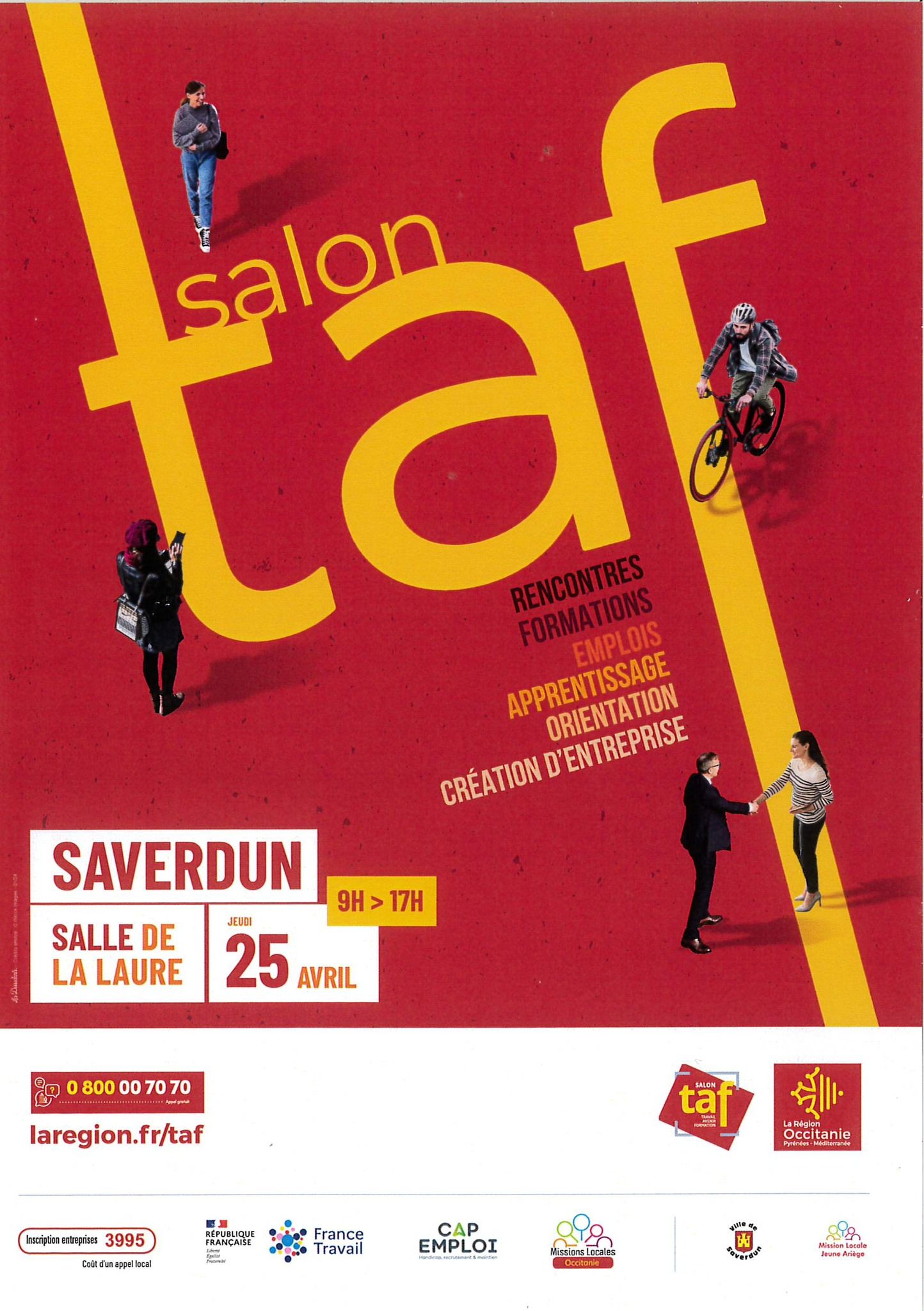 Affiche du Salon TAF du 25 avril 2024